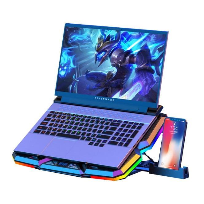 پایه خنک کننده لپ تاپ کول کلد مدل k44-1 RGB 