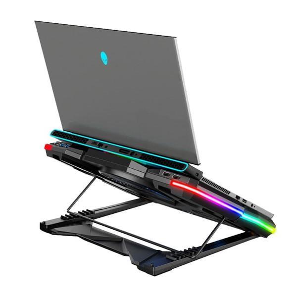 پایه خنک کننده لپ تاپ کول کلد مدل k44-1 RGB 
