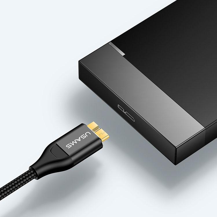 کابل هارد USB 3.0 یوسمز مدل US-SJ272 U19 طول 1 متر
