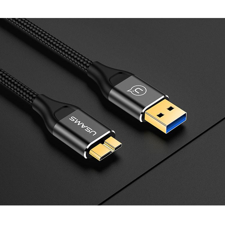 کابل هارد USB 3.0 یوسمز مدل US-SJ272 U19 طول 1 متر