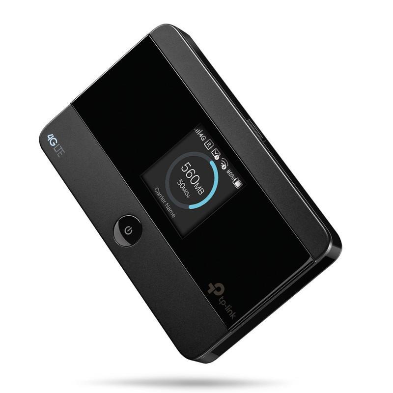 مودم روتر 4G تی‌پی‌لینک مدل M7350-V7 با باتری 2000 میلی‌آمپر، پشتیبانی از اتصال 10 کاربر همزمان، سرعت دانلود تا 150 مگابیت، نمایشگر اطلاعات ترافیک و وضعیت شبکه، سازگار با سیستم‌عامل‌های Windows، Mac OS، Android و iOS