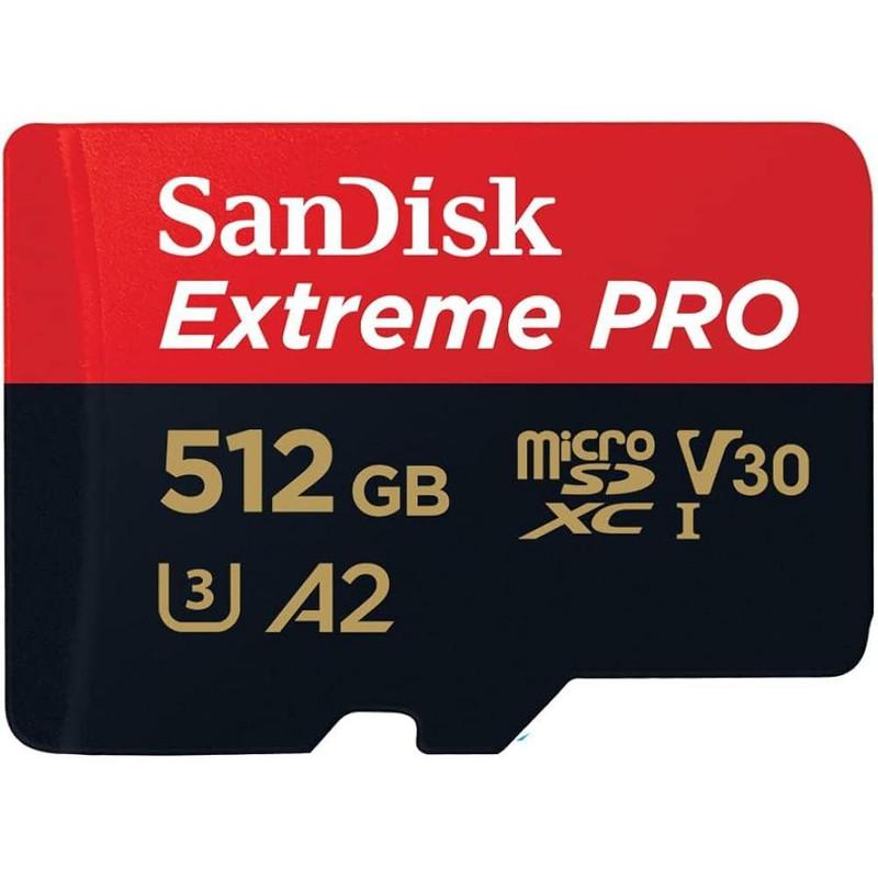 کارت حافظه SDSQXCU سن دیسک مدل Extreme Pro 4k استاندارد UHS-I سرعت 200MBps ظرفیت 512 گیگابایت