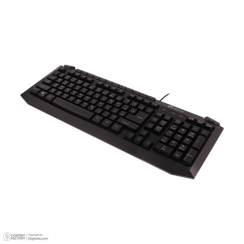 کیبورد گیمینگ گرین مدل GK701-RGB نورپردازی RGB Full-Size