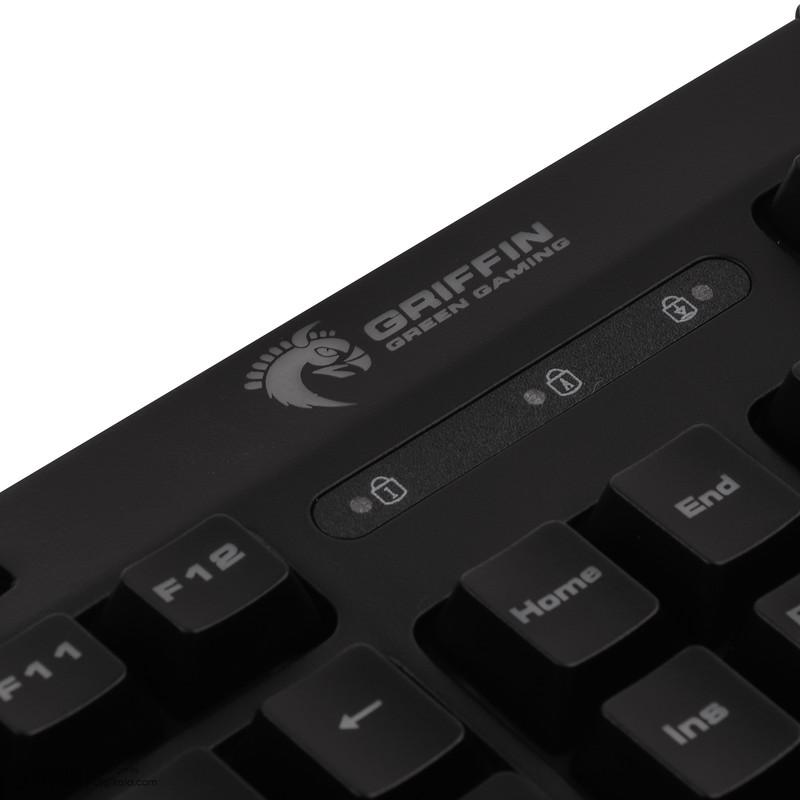 کیبورد گیمینگ گرین مدل GK701-RGB نورپردازی RGB Full-Size