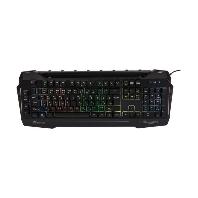 کیبورد گیمینگ گرین مدل GK702-RGB، Full-Size نورپردازی RGB