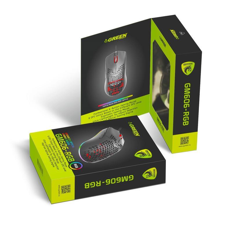 ماوس مخصوص بازی گرین مدل GM606-RGB