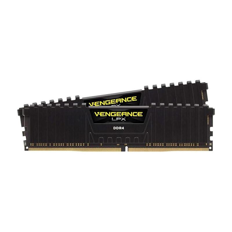 رم دسکتاپ DDR4 تک کاناله 3200 مگاهرتز CL16 کورسیر مدل VENGEANCE LPX ظرفیت 16 گیگابایت