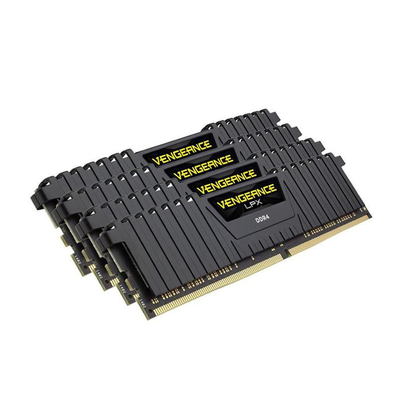 رم دسکتاپ DDR4 تک کاناله 3200 مگاهرتز CL16 کورسیر مدل VENGEANCE LPX ظرفیت 16 گیگابایت