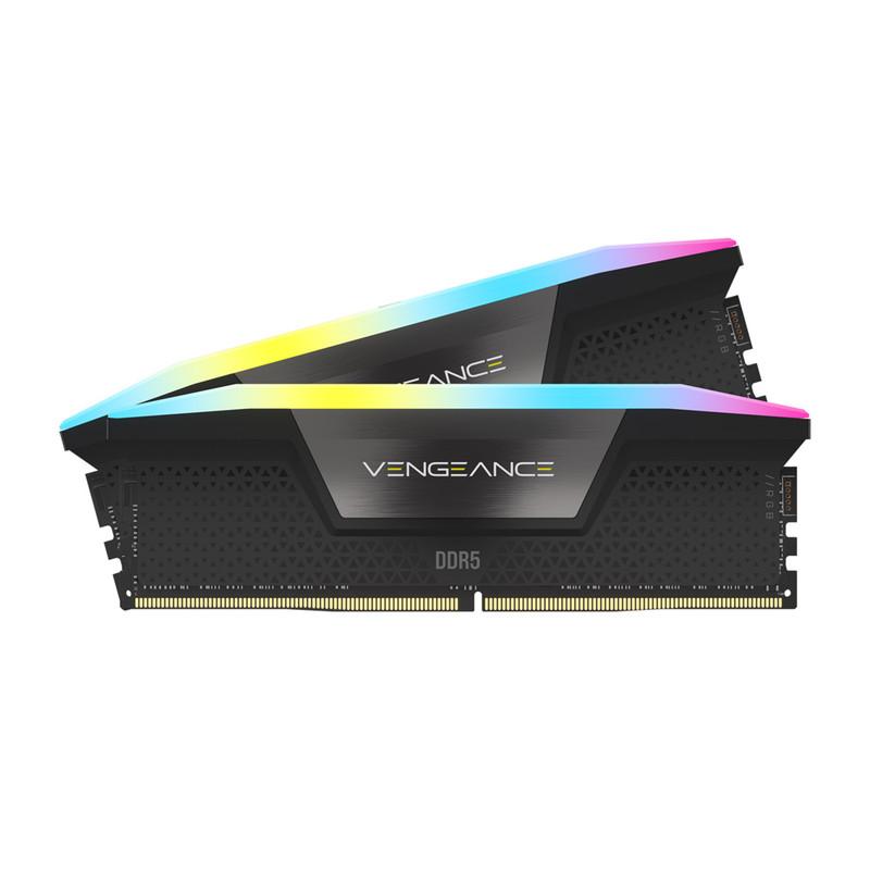 رم دسکتاپ کورسیر مدل VENGEANCE RGB DDR5 دو کاناله 32 گیگابایت 5600 مگاهرتز تایمینگ CL40 با هیت‌سینک خنک‌کننده