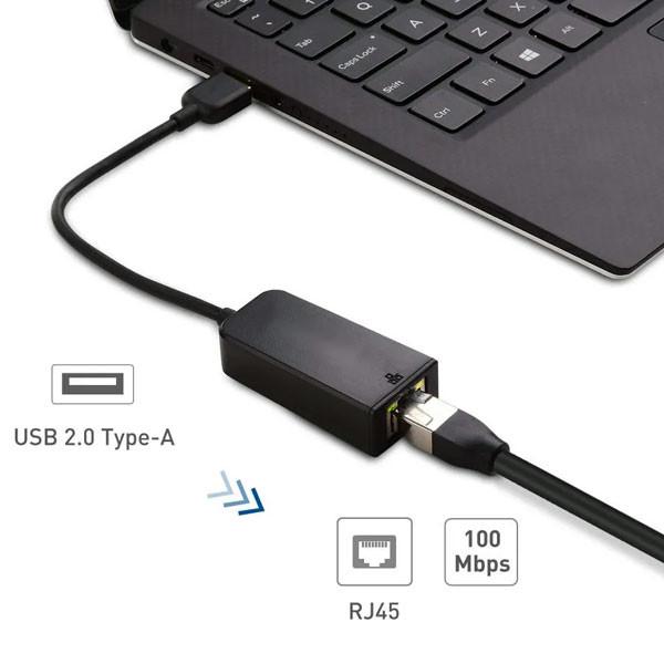 مبدل USB به RJ45 دی نت مدل DE-15317