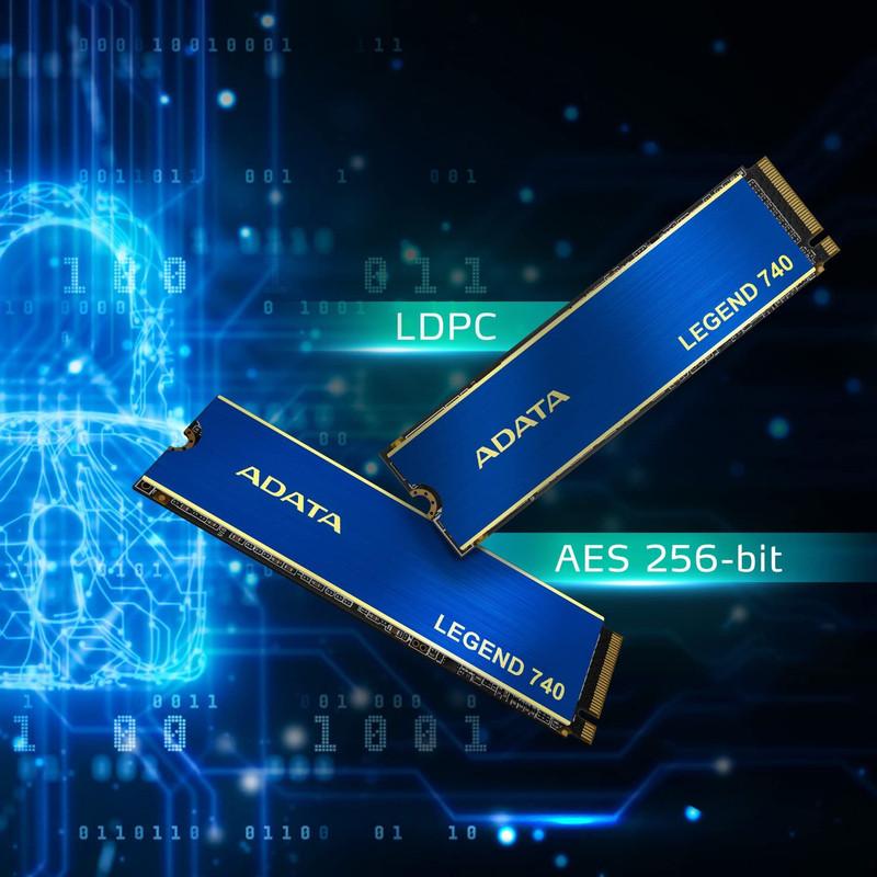اس اس دی اینترنال ای دیتا مدل LEGEND 700 PCIe Gen3 x4 M.2 2280 ظرفیت 512 گیگابایت