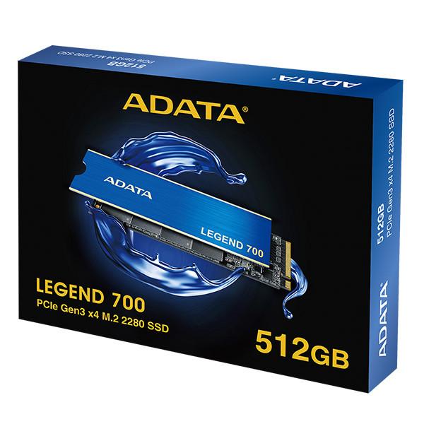اس اس دی اینترنال PCIe Gen3 x4 ای دیتا مدل LEGEND 700 ظرفیت 512 گیگابایت