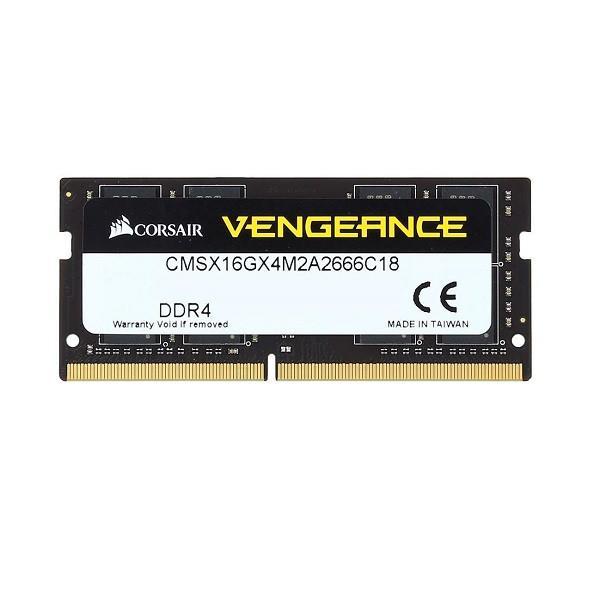 رم لپ تاپ DDR4 تک کاناله 2666 مگاهرتز CL18 کورسیر مدل VENGEANCE ظرفیت 16 گیگابایت