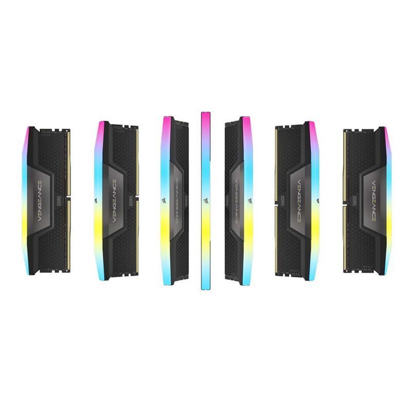 رم دسکتاپ DDR5 دو کاناله 5200 مگاهرتز CL36 کورسیر مدل VENGEANCE RGB ظرفیت 64 گیگابایت