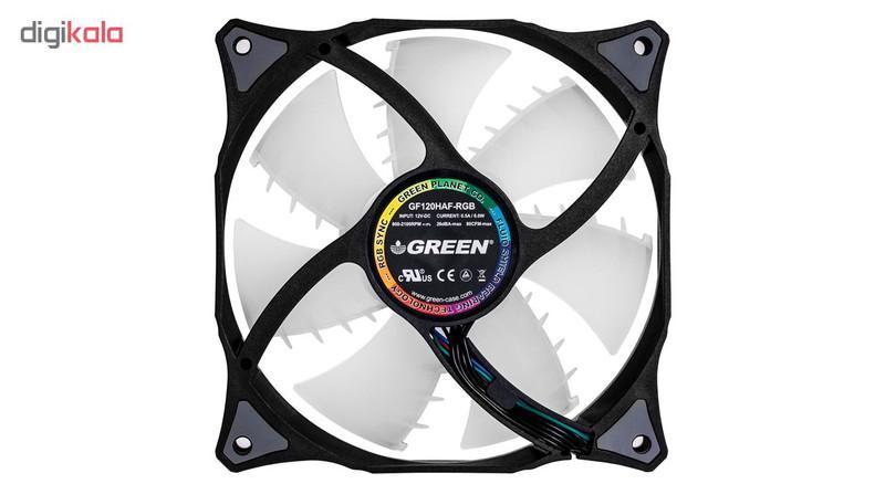 فن کیس گرین مدل GF120RGB