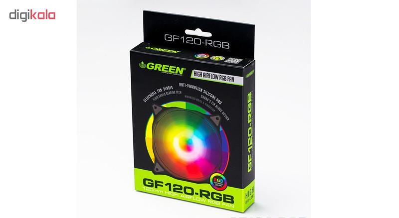 فن کیس گرین مدل GF120RGB