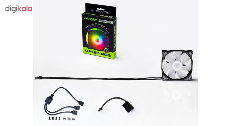 فن کیس گرین مدل GF120RGB