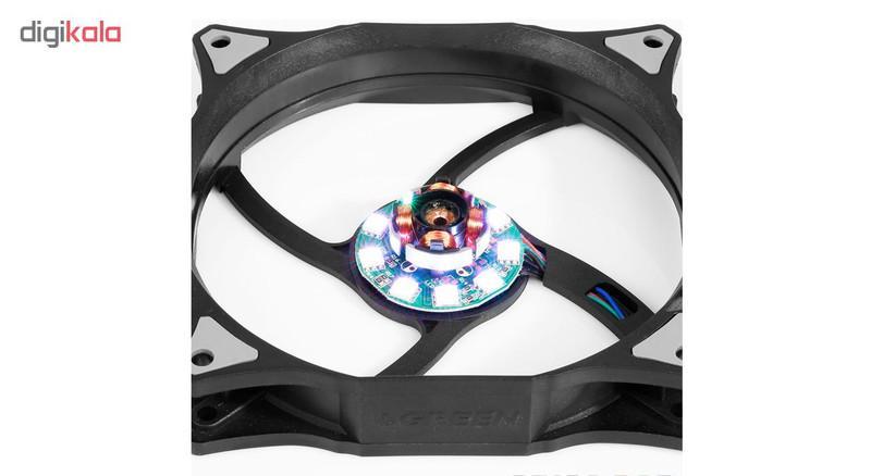 فن کیس گرین مدل GF120RGB