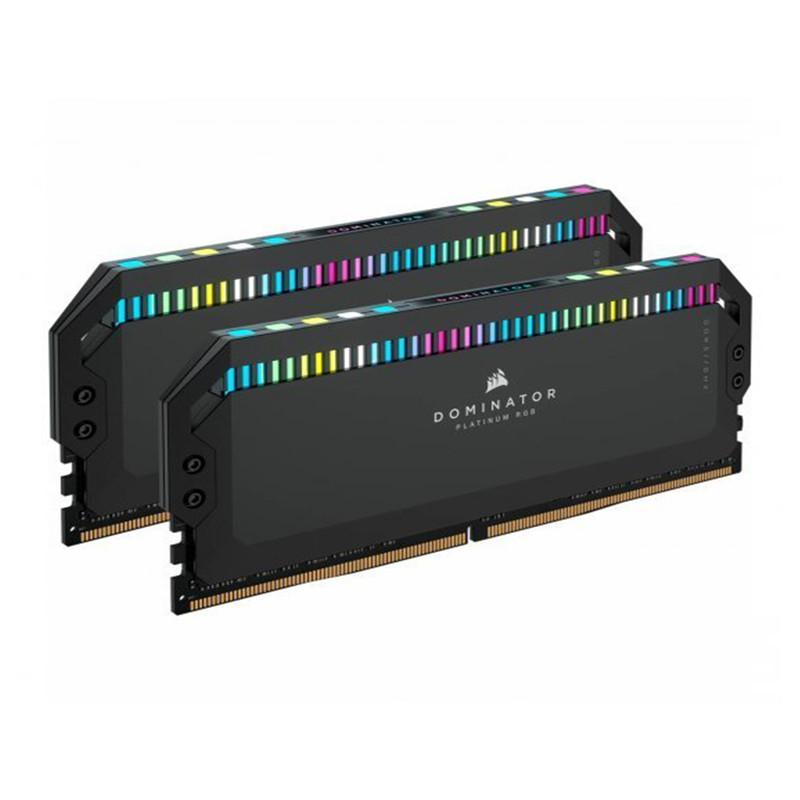 رم دسکتاپ کورسیر Dominator Platinum RGB DDR5 دو کاناله 32 گیگابایت 6000 مگاهرتز CL36 با هیت‌سینک خنک‌کننده
