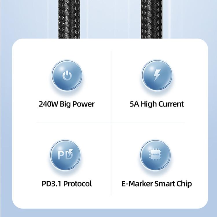 کابل usb-c یوسمز مدل Sj581 طول 2 متر