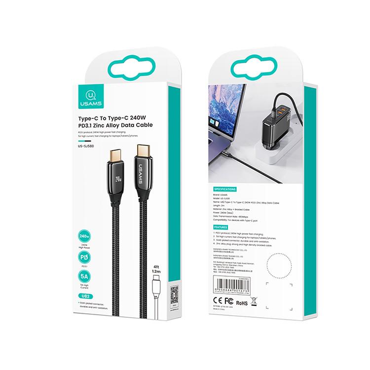 کابل usb-c یوسمز مدل Sj581 طول 2 متر